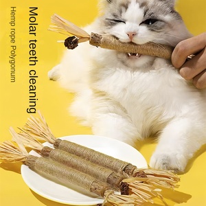 Juguetes explosivos para mordedores para mascotas Silvervine <span class=keywords><strong>Catnip</strong></span> masticar Limpieza de dientes juguetes interactivos para gatos - Product Image 1
