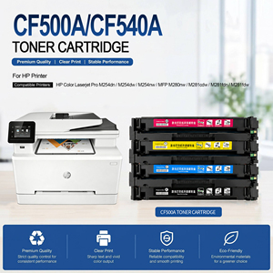 Cartucho de Tóner de <span class=keywords><strong>Color</strong></span> CF500A CF501A CF502A CF503A 202A para HP <span class=keywords><strong>Color</strong></span> <span class=keywords><strong>LaserJet</strong></span> <span class=keywords><strong>Pro</strong></span> M254dw <span class=keywords><strong>M254nw</strong></span> M280nw M281fdw M281fdn M281cdw - Product Image 1