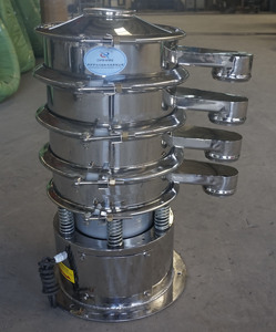 Máquina Tamizadora Vibratoria Rotatoria de Acero Inoxidable 304 para Minerales de Dahan Food & Chemical Industry con Motor Vertical Trifásico - Product Image 2