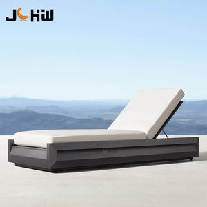 Juecheng Marco de aluminio Lounge Bed Outdoor Chaise Daybed para jardín Piscina Patio Park Hotel Villa Tumbona junto a la piscina - Product Image 1