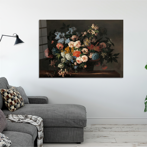 Arte en Lienzo con Estampado Floral Moderno: Elegante Diseño de Flores para Decoración del Hogar, ARTE EN VIDRIO TEMPLADO - Product Image 3