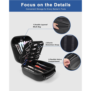 Étui rigide de voyage pour <span class=keywords><strong>Wahl</strong></span> Professional 5 étoiles Cordless <span class=keywords><strong>Magic</strong></span> <span class=keywords><strong>Clip</strong></span> And Andis Trimmer Clipper Shaver - Product Image 2