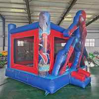 Château gonflable personnalisé pour l'extérieur, château de saut gonflable, moonwalk, structure gonflable commerciale pour la location