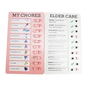 दृष्टि बोर्ड किट के साथ ऐसा करने के लिए कार्ड और योजनाकार चेकलिस्ट सूची उपकरण संदेश ज्ञापन चेकलिस्ट Chore चार्ट वयस्कों के लिए योजना बोर्डों