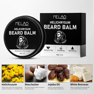 Bálsamo para Barba de Marca Privada, Halal, Natural, Controla el Frizz, Bálsamo Estilizador para Barba con Manteca de Karité, Cuidado de la Piel para Hombres - Product Image 1