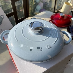 Casserole multifonction en fonte émaillée vintage <span class=keywords><strong>Smeg</strong></span> 5,5 L avec couvercle, 26 cm, 2 poignées, pour 4-6 personnes, compatible gaz - Product Image 1
