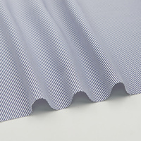 Tissu de chemise en mélange coton biologique et viscose, technique de tissage uni, chevrons, effet flammé, pour marques de vêtements, hôpitaux, garçons et filles