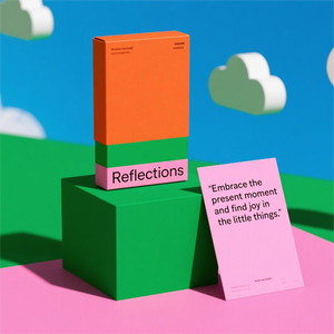 2025 nouvelle usine en gros carte d'affirmations pour enfants ensemble de cartes estime de soi cartes de <span class=keywords><strong>pensée</strong></span> positives avec boîte en papier dur - Product Image 6