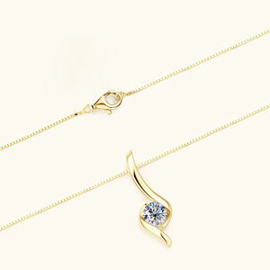 Elegante Collar con Colgante Incrustado para Mujer, Collar Minimalista con Dije, Joyería de Moda para Uso Diario, Regalo - Product Image 2