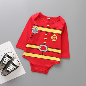 Hot sale 0-3 months newborn baby clothes cotton long-sleeved body <strong>my</strong> <strong>1st</strong> <strong>Christmas</strong> <strong>outfit</strong> baby romper - Product Image 2