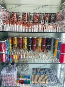 Медные клеммы-кольца с оловянным покрытием для тяжелых условий эксплуатации, номинальное напряжение 150В, кабельные наконечники для аккумуляторных кабелей, трубчатые соединители, неизолированные медные - Product Image 6