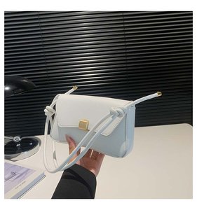 Nuevo Bolso de Hombro de Cuero PU para Mujer, Diseño Sólido y Moderno, Verano 2025, Bolso Bandolera Simple, Bolso de Mano Cuadrado - Product Image 2