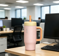 Gobelet isotherme pour enfants sans BPA, en acier inoxydable de qualité alimentaire, tasse de voyage portable pour tout-petits et enfants