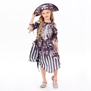 Costume <span class=keywords><strong>da</strong></span> Pirata per Bambini e <span class=keywords><strong>Bambine</strong></span> per Halloween, Ispirato a <span class=keywords><strong>Film</strong></span> e Serie TV - Abito e Completo in Poliestere ed Elastan Ecologici con Funzione Termica - Product Image 3