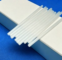 Barre de verre de quartz solide de qualité optique, tige de silice fondue découpée avec précision pour le traitement des lentilles