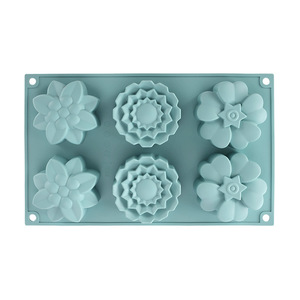 Khuôn làm bánh silicon cấp thực phẩm, khuôn làm bánh hình hoa tự làm, dụng cụ làm bánh, khuôn làm bánh thạch, bánh trung thu dùng cho làm bánh tại nhà - Product Image 5