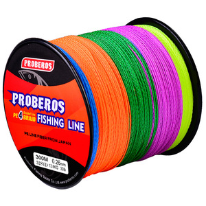 Coloré Tresse 4 300m PE Tressé Ligne De Pêche Plus Lisse Hercules Brins Tresse Fil Tresse Ligne De Pêche Sedal - Product Image 6