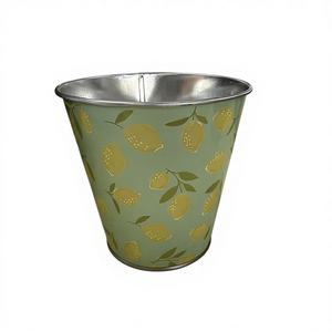 ถังเหล็กขนาดเล็กแบบส่วนตัว ป้องกันการรั่วซึม สำหรับใส่เทียน  แบบชุบสังกะสี - Product Image 5