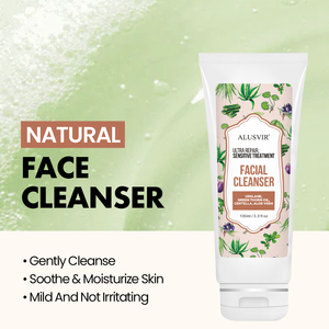 Etiqueta privada Enrojecimiento natural Cuidado de la <span class=keywords><strong>piel</strong></span> <span class=keywords><strong>facial</strong></span> Reparación de limpieza suave Lavado DE CARA Producto de limpieza <span class=keywords><strong>facial</strong></span> para pieles sensibles - Product Image 3