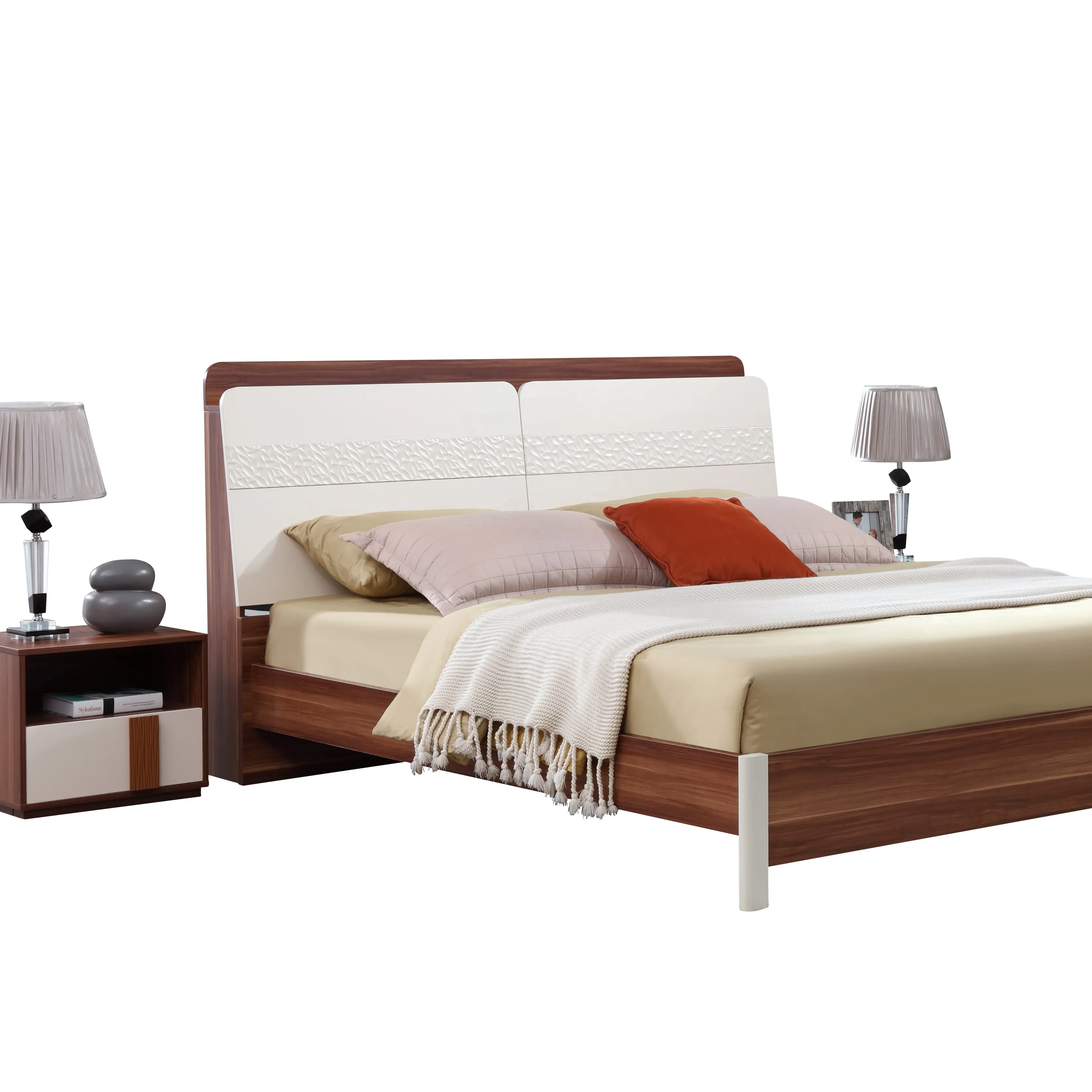 Cama individual a la venta, muebles de diseño, conjunto de dormitorio de 1,2 m