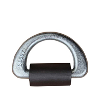 Anneau en D forgé en acier au carbone, soudage robuste, anneau en D, ancre d'arrimage forgé, anneau d'arrimage pour la fixation de la cargaison