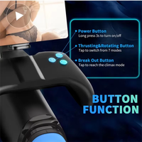 Geheime automatische elektrische masturbatiemachine voor mannen, handsfree zuigende masturbatie cup met telefoonhouder, 100% waterdicht, USB oplaadbaar