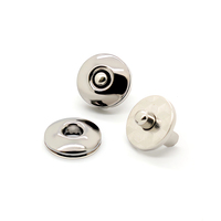 Kancing Magnet Grosir 14mm 18mm Logam Kuningan Tebal dengan Manik-manik untuk Tas dan Pakaian