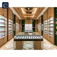 Éclairage LED moderne pour magasins de détail, étagères murales, service tout-en-un, aménagement intérieur de magasin d'optique