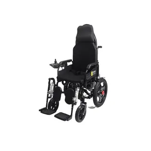 Многофункциональная складная электрическая подставка для ног для инвалидов и инвалидная коляска с откидной спинкой
