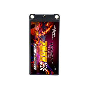 TERANTY 2S 7.6V 7500mAh 150C Lipo pil HV ile 5mm Bullet Plug fiş 1/12 uzaktan kumanda araba tırmanma araba modeli RC pil - Product Image 4