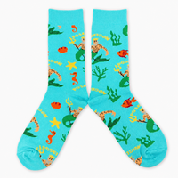Chaussettes d'automne personnalisées antidérapantes en gros, motifs imprimés vibrants, logo personnalisé, respirantes, uniques, pour usage quotidien, cadeau