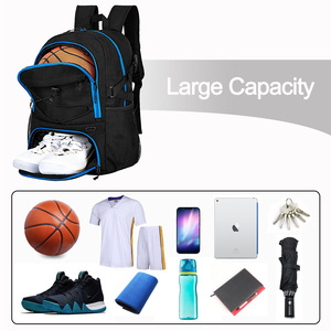 Sac à dos de sport Oxford personnalisé de haute qualité pour activités de plein air, basketball, football, gym, avec compartiment à chaussures - Product Image 4