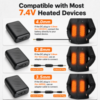 Batterie externe portable 20000 mAh avec écran LED, charge rapide 22,5 W, pack batterie USB Type-C pour vêtements chauffants, vente en gros OEM