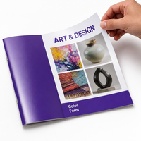 Service d'impression personnalisé pas cher pour catalogues, brochures et dépliants d'entreprise Jiangsu, reliure plastique, papier offset 300 g/m²