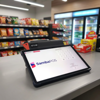 Sistema POS con Pantalla Táctil de 11 Pulgadas, Caja Registradora con Impresora Térmica de 80 mm, NFC para Comercio Minorista y Restaurantes