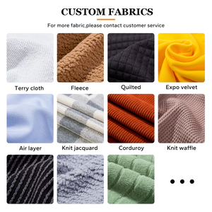Logo personnalisé 1/4 Fabricants de pulls à <span class=keywords><strong>capuche</strong></span> surdimensionnés zippés Fabricants de sweats à <span class=keywords><strong>capuche</strong></span> imprimés bouffants Fournisseurs OEM - Product Image 3