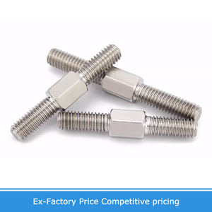 304 thép không gỉ hình lục giác bu lông chuyển đổi trái và phải hai đầu vít không đầu M3 M4 M5 M6 M8 M10 M12 M14 M16 - Product Image 5