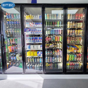 Холодильная камера с прозрачными дверями для пива, изготовленная на заказ, с возможностью входа внутрь - Product Image 1