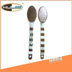 Factory Wholesale ABS Oval Long-handled Multi-functional <b>Bath</b> <b>Brush</b> 38x4x7cm Specification Single-sided Cleaning Massage - Product Image 4