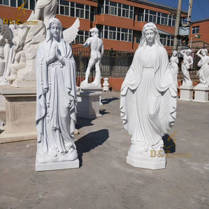 Estatua <span class=keywords><strong>de</strong></span> mármol <span class=keywords><strong>de</strong></span> alta Francia para rezar, Estatua <span class=keywords><strong>de</strong></span> <span class=keywords><strong>la</strong></span> Iglesia <span class=keywords><strong>de</strong></span> <span class=keywords><strong>la</strong></span> <span class=keywords><strong>Virgen</strong></span> María y Grottos para exteriores, Escuela <span class=keywords><strong>de</strong></span> <span class=keywords><strong>la</strong></span> señora <span class=keywords><strong>De</strong></span> loudes - Product Image 6