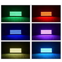 150W RGB Pixel LED lumière stroboscopique 8 + 8 segments tête mobile gradateur linéaire scène DMX512 événement fête éclairage