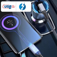 Cable de Datos USB-C ULT-unite de 40 Gbps, Transferencia de Datos de 240 W, USB4, Ángulo Recto de 90 Grados, Carga Rápida de 5 A