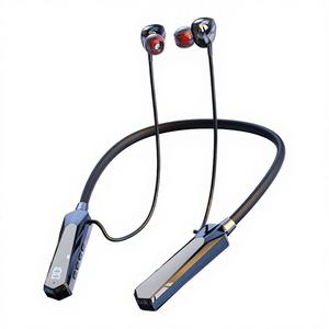 Auriculares Deportivos Inalámbricos con Banda para el Cuello, Pantalla Digital JL, Resistentes al Agua IPX4, BT 5.5, Baja Latencia, Tipo-C, 20 Horas de Duración, Sonido de Alta Calidad - Product Image 4