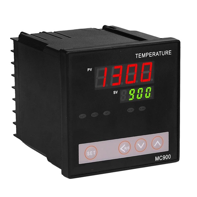 MC900 Universal Input Short-shell PID Intelligent Temperature Control Instrument Heating and Cooling Relay SSR Output 220V
