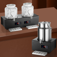 10L/20L Nouveau Design Portable En Acier Inoxydable En Céramique Lait Café Distributeur Hôtel Buffet Restauration Boisson Urne Servant Des Boissons