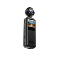 Caméras vidéo numériques pour sports d'action, 1080P HD, photographie, vlogging, enregistrement multimédia, transmission Wifi professionnelle rotative