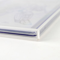 Vente en gros : Boîtier de rangement sécurisé en acrylique moderne haute transparence avec couvercle coulissant pour bandes dessinées et romans graphiques classés