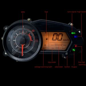 Tachymètre pour Kawasaki Rouser NS125Fi Pulsar 135 - Product Image 2