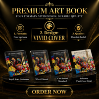 Impresión de Libros de Arte con Tapa Dura Personalizada, Álbum de Colección de Pinturas Coloridas, Servicio de Impresión de Libros Personalizados
