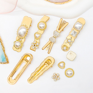 Pinzas para el pelo de metal chapado en oro con diseño de estrella, para uso diario, pinza de fijación, verano 2023, origen Yiwu - Product Image 3